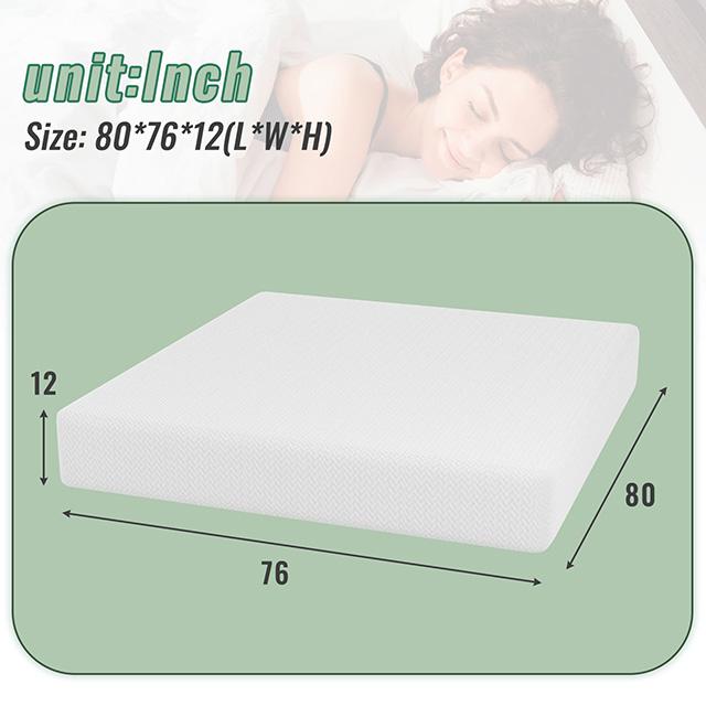 Coreopsis 12" E.King Memory Foam Wave Comfort - Jay's Mattress Plus (NY)