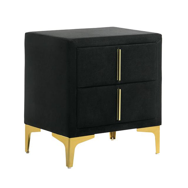 FLORIZEL Night Stand, Black - Jay's Mattress Plus (NY)