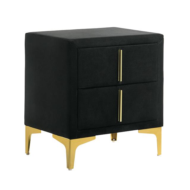 FLORIZEL Night Stand, Black - Jay's Mattress Plus (NY)