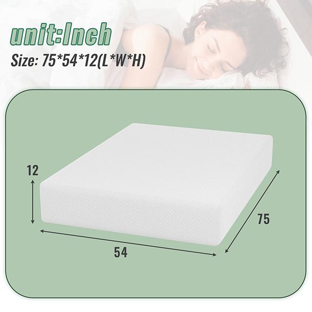 Coreopsis 12" Full Memory Foam Wave Comfort - Jay's Mattress Plus (NY)