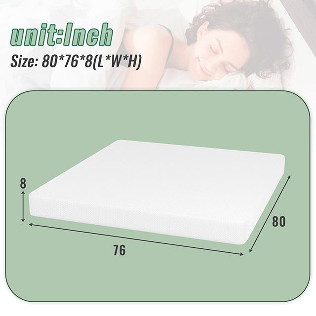 Coreopsis 8" E.King Memory Foam Wave Comfort - Jay's Mattress Plus (NY)