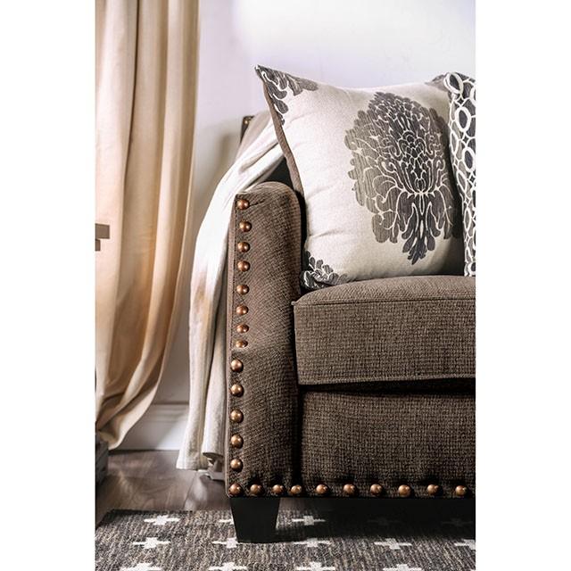 Cornelia Light Brown Love Seat - Jay's Mattress Plus (NY)