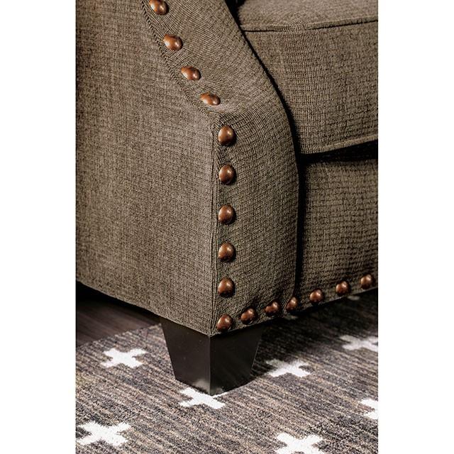 Cornelia Light Brown Love Seat - Jay's Mattress Plus (NY)