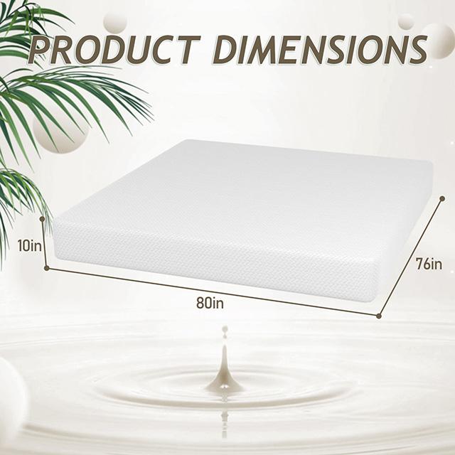 Forsythia 10" E.King Green Tea Gel Memory Foam - Jay's Mattress Plus (NY)