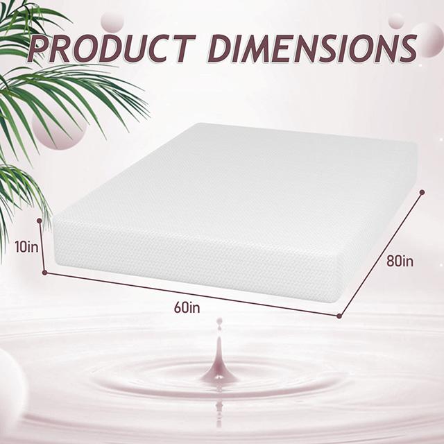 Forsythia 10" Queen Green Tea Gel Memory Foam - Jay's Mattress Plus (NY)
