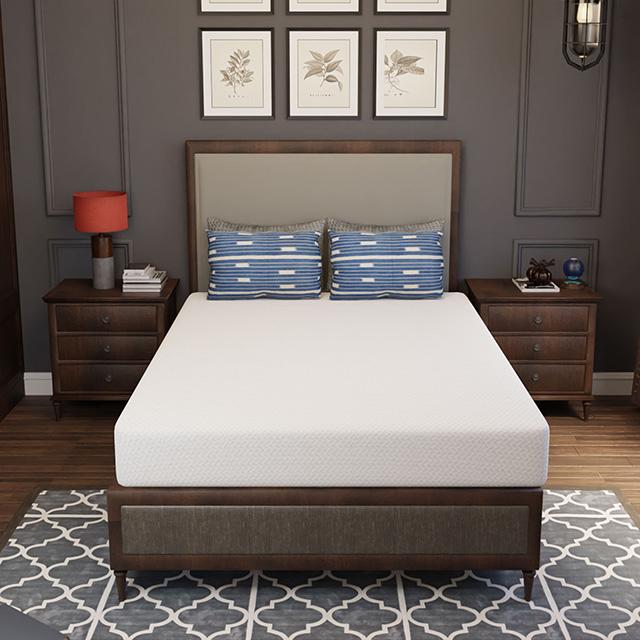 Forsythia 8" Full Green Tea Gel Memory Foam - Jay's Mattress Plus (NY)