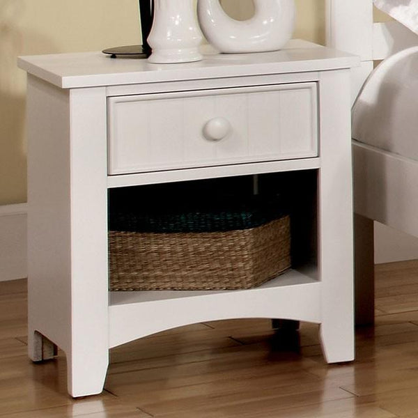 Corry White Night Stand - Jay's Mattress Plus (NY)