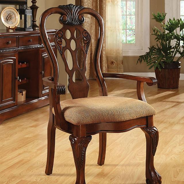 George Town Cherry Arm Chair (2/CTN) - Jay's Mattress Plus (NY)