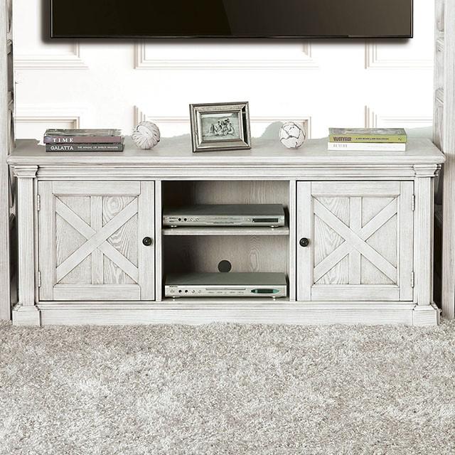 Georgia Antique White 60" TV Stand - Jay's Mattress Plus (NY)