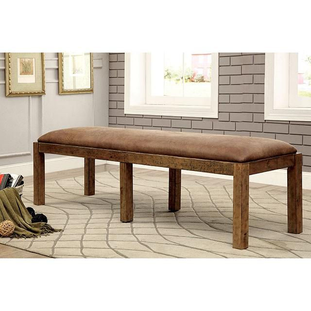 GIANNA Rustic Pine 96" Dining Table - Jay's Mattress Plus (NY)