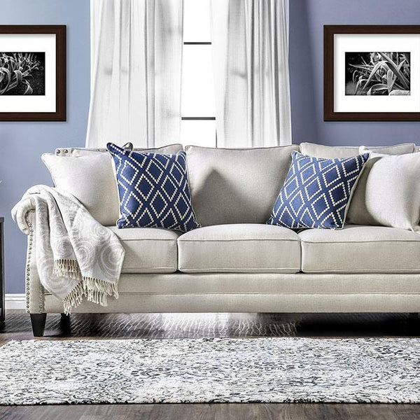 Giovanni Beige/Blue Sofa - Jay's Mattress Plus (NY)