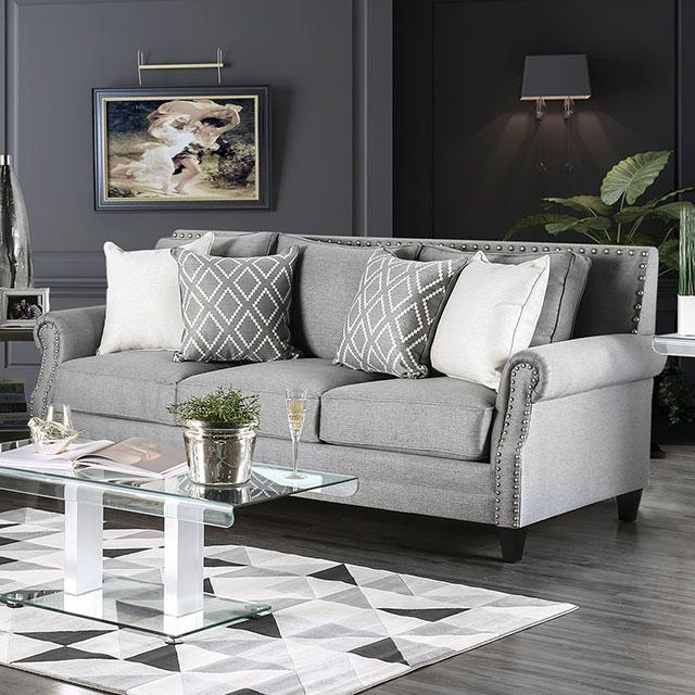 Giovanni Gray Sofa - Jay's Mattress Plus (NY)