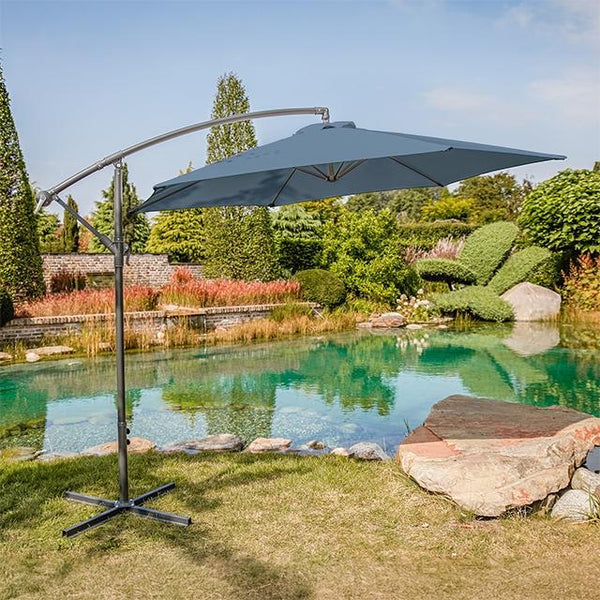 Glam Cantilever Umbrella w/ LED - Jay's Mattress Plus (NY)