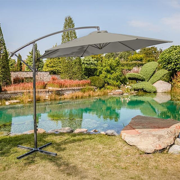 Glam Cantilever Umbrella w/ LED - Jay's Mattress Plus (NY)