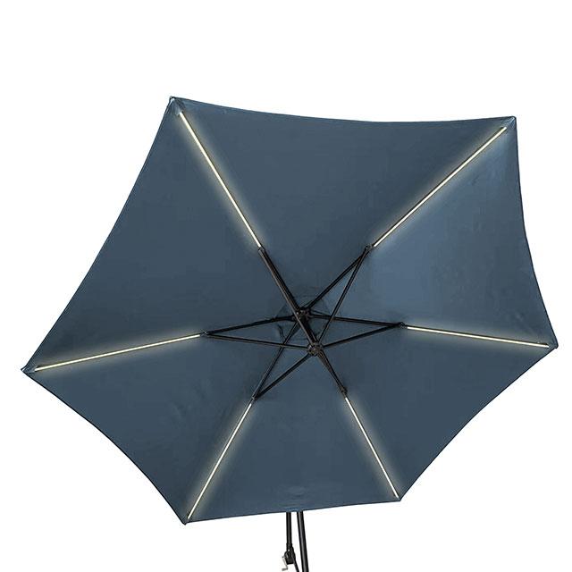 Glam Cantilever Umbrella w/ LED - Jay's Mattress Plus (NY)