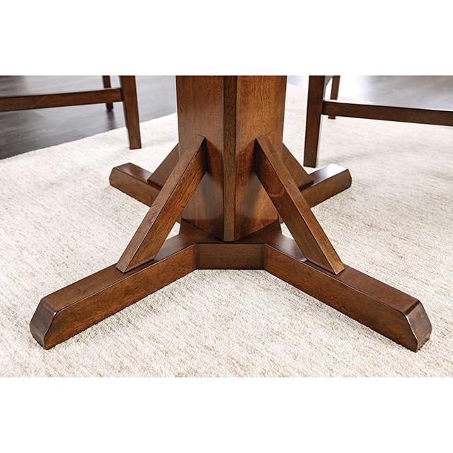 GLENBROOK Brown Cherry Counter Ht. Table - Jay's Mattress Plus (NY)