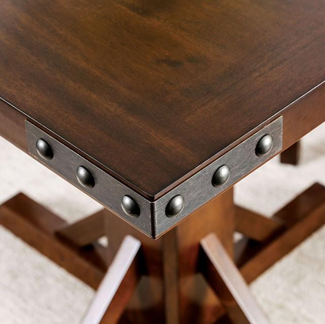GLENBROOK Brown Cherry Counter Ht. Table - Jay's Mattress Plus (NY)