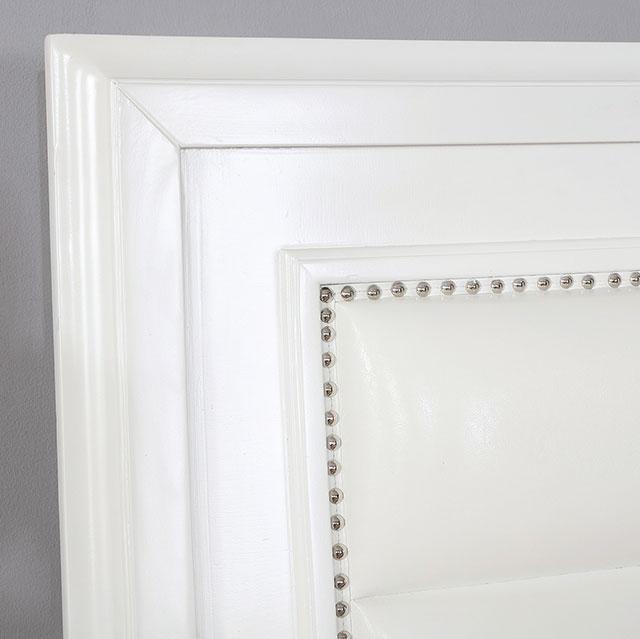 Golva E.King & Queen Bed White & Silver - Jay's Mattress Plus (NY)