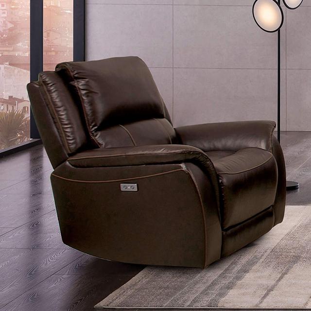 GORGIUS Power Recliner, Espresso - Jay's Mattress Plus (NY)