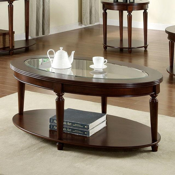 Granvia Dark Cherry Coffee Table - Jay's Mattress Plus (NY)