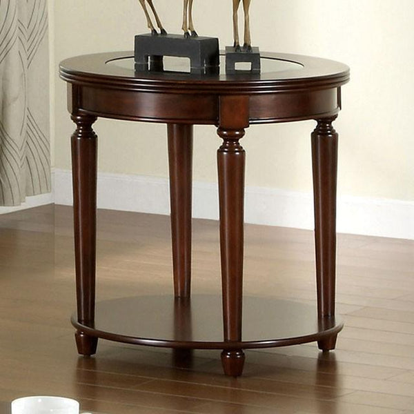 Granvia Dark Cherry End Table - Jay's Mattress Plus (NY)