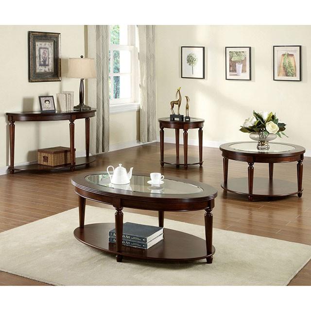 Granvia Dark Cherry End Table - Jay's Mattress Plus (NY)