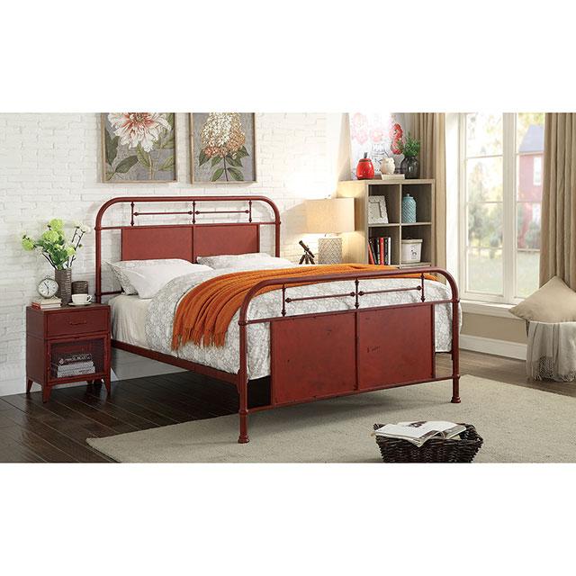 Haldus Cal.King, E.King, & Twin Bed White, Ivory, & Red - Jay's Mattress Plus (NY)