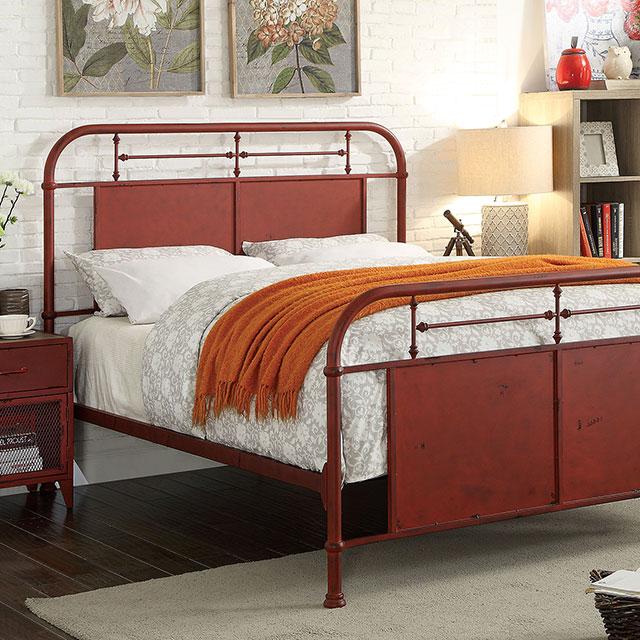 Haldus Cal.King, E.King, & Twin Bed White, Ivory, & Red - Jay's Mattress Plus (NY)