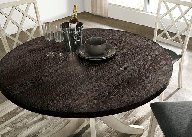 HALEIGH Round Dining Table - Jay's Mattress Plus (NY)