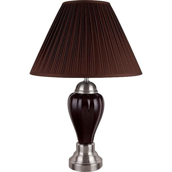 Hanna Espresso Table Lamp - Jay's Mattress Plus (NY)