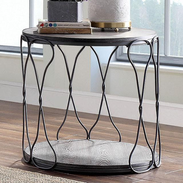 Hawdon Gray End Table - Jay's Mattress Plus (NY)