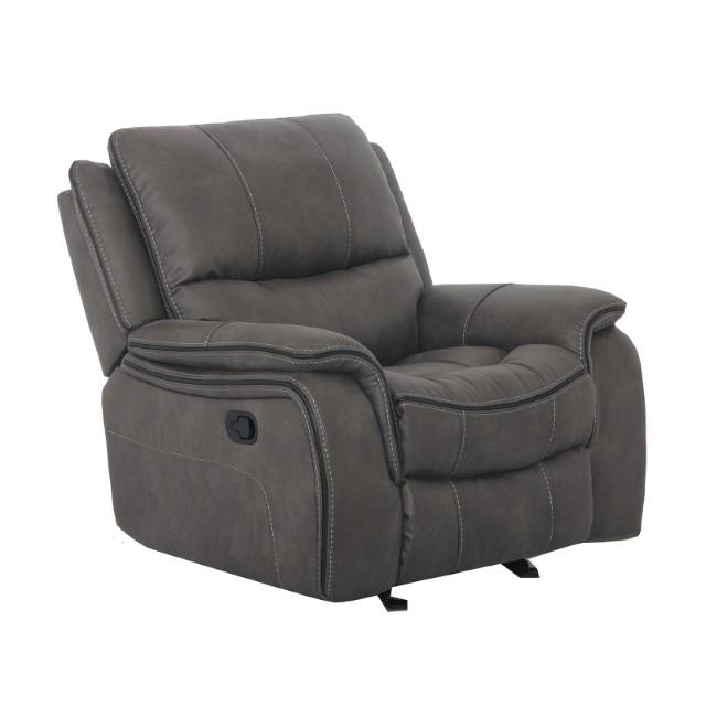 HENRICUS Glider Recliner, Dark Gray - Jay's Mattress Plus (NY)