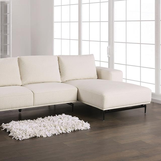 Baerum Sectional, Left & Right Chaise Beige & Gray - Jay's Mattress Plus (NY)