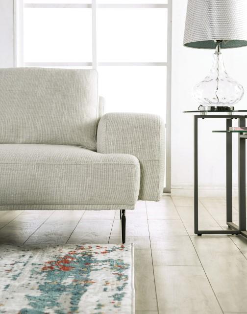 Baerum Sectional, Left & Right Chaise Beige & Gray - Jay's Mattress Plus (NY)