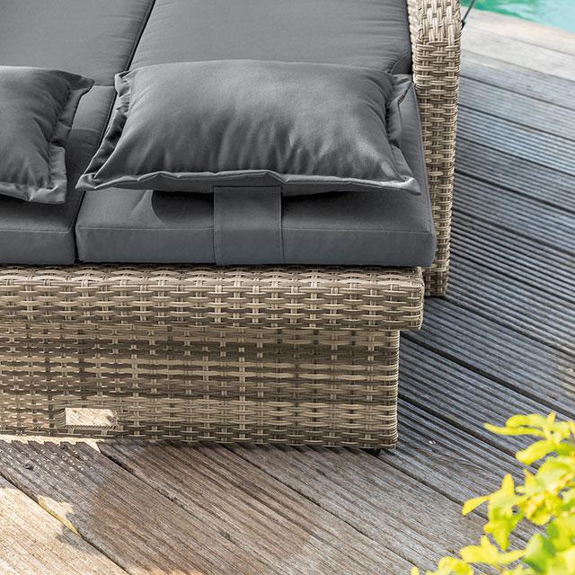 Bahia Tobago Reclining Chaise Lounge Brown & Gray - Jay's Mattress Plus (NY)