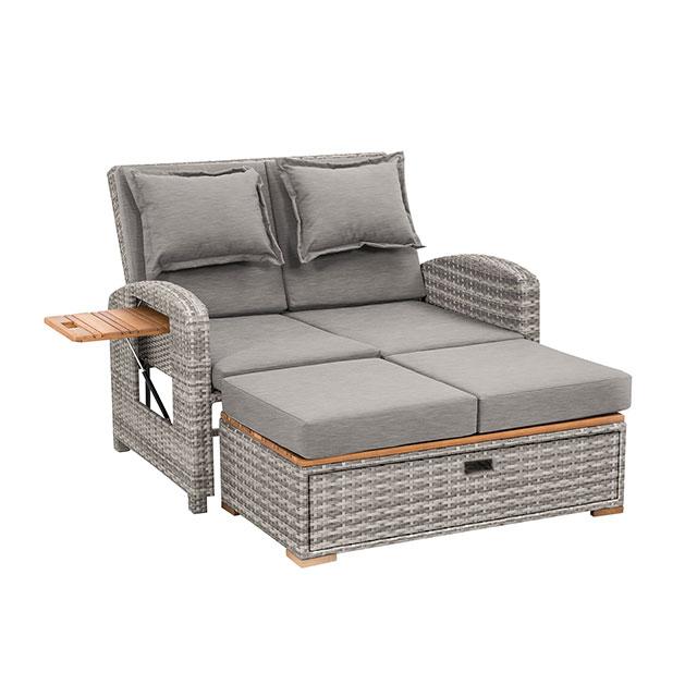 Bahia Tobago Reclining Chaise Lounge Brown & Gray - Jay's Mattress Plus (NY)