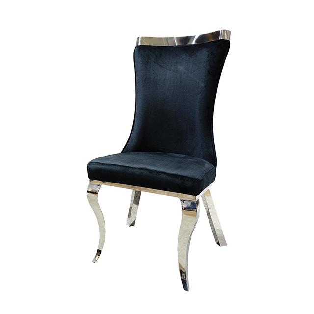 Basilicata Gold Chair (2/CTN) White, Gray, & Black - Jay's Mattress Plus (NY)