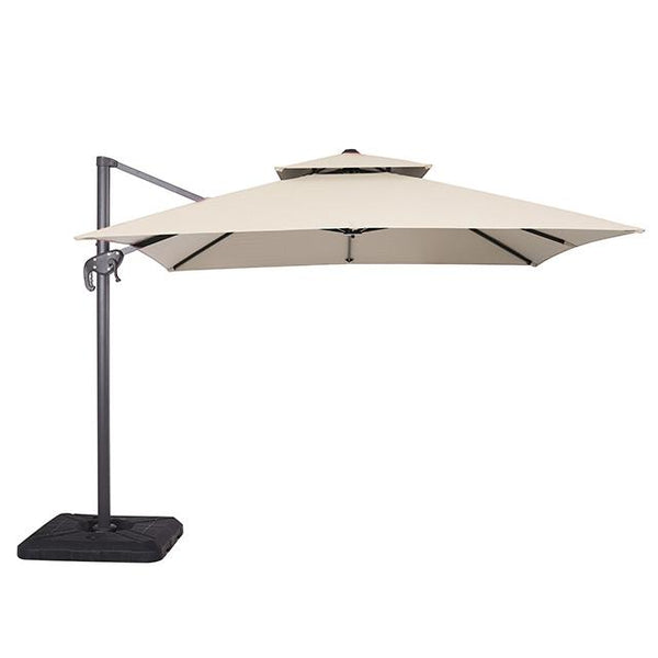 Hero 10 Ft Square Umbrella w/ Double Top + 37" Large Base - Jay's Mattress Plus (NY)