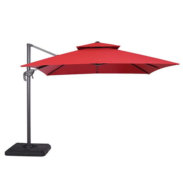 Hero 10 Ft Square Umbrella w/ Double Top + 37" Large Base - Jay's Mattress Plus (NY)
