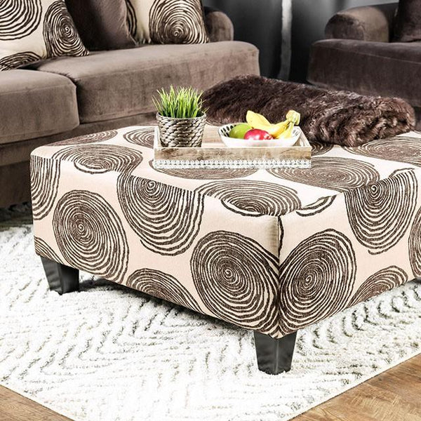Bonaventura Brown Ottoman - Jay's Mattress Plus (NY)
