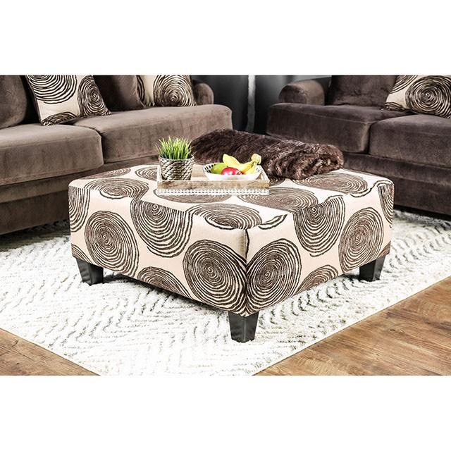 Bonaventura Brown Ottoman - Jay's Mattress Plus (NY)