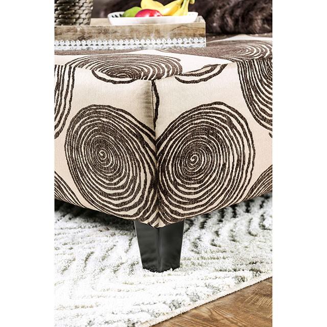 Bonaventura Brown Ottoman - Jay's Mattress Plus (NY)