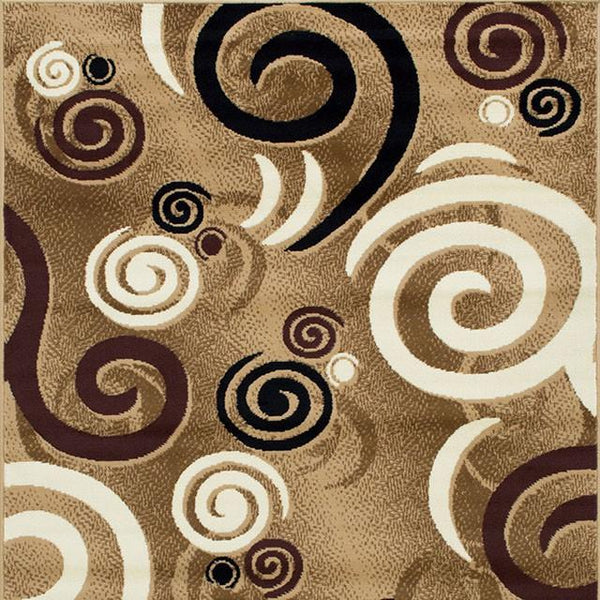 Blitar Brown Black, Brown Cream, & Gray 5' X 7' Area Rug - Jay's Mattress Plus (NY)