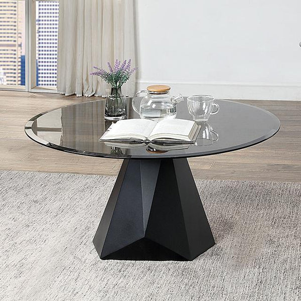 BISHOP Coffee Table, Black/Gray - Jay's Mattress Plus (NY)