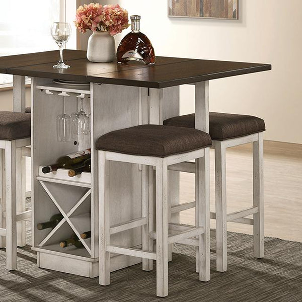 BINGHAM Counter Ht. Table w/ 2 x 15" Leaves - Jay's Mattress Plus (NY)