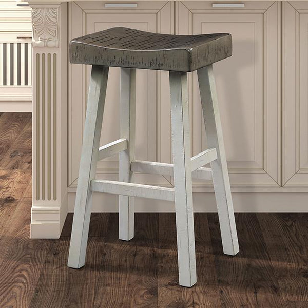 Biasca 29" Stool (2/CTN) White, Brown, & Black - Jay's Mattress Plus (NY)