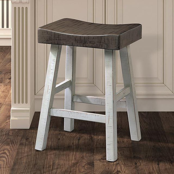 Biasca 24" Stool (2/CTN) White, Brown, & Black - Jay's Mattress Plus (NY)
