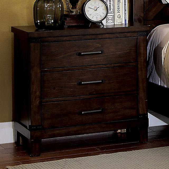 Bianca Dark Walnut Night Stand - Jay's Mattress Plus (NY)