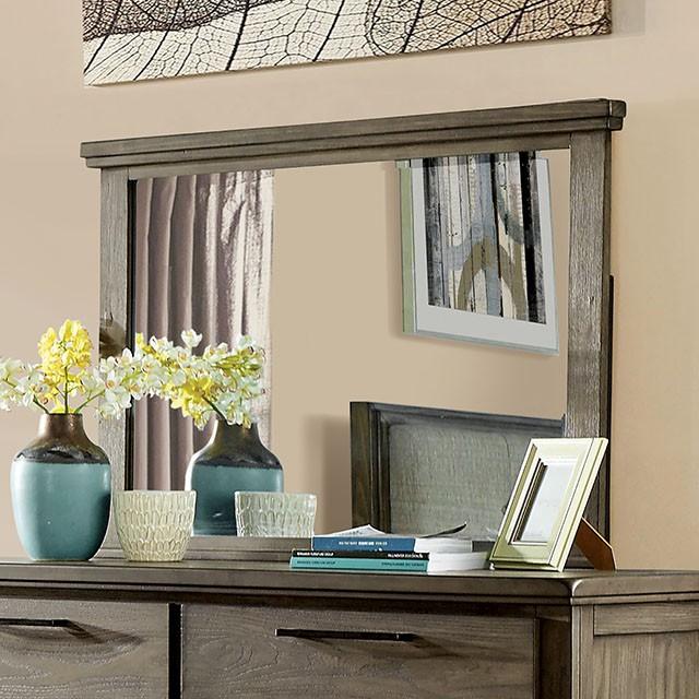 Berenice Mirror Espresso, Beige, & Brown - Jay's Mattress Plus (NY)