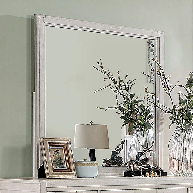 Berenice Mirror Espresso, Beige, & Brown - Jay's Mattress Plus (NY)